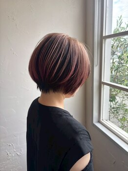 ロアン(roan)の写真/【東区】小顔美人ショートが得意＊髪質・骨格・クセまで見極めカットする「小顔似合わせショート」♪