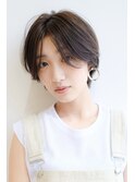 前髪なし 大人ショート
