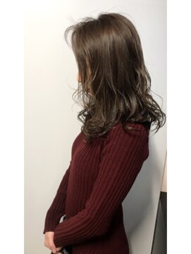 コピーヌ 高田馬場店(Copine) とろみ系ブラウンカラー☆ミルクティーブラウン×無造作カール☆
