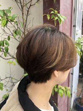 ボアップ 松山店(boappu) boappuハイライトハンサムショート