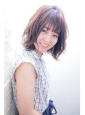 【el zafiro  kitahama】ふんわり 外はね カール ボブ