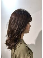 ココ スムス(coco sumusu) ラフウェーブ×ダークグレージュ