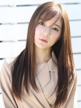 アース 豊崎店(HAIR&MAKE EARTH) 艶感ストレートロング