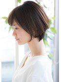 【to/na】大人可愛い前下がりセシルカットショートボブ