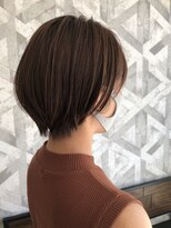 ヘアデザイン ファブロ(hair design FABRO.)&nbsp;ショートボブ×アッシュベージュ