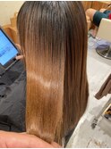 髪質改善補修美髪ストレート