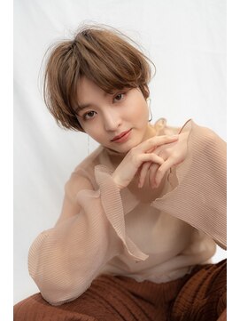 ケアリー 武蔵小杉(Carelly) 大人かわいい前髪セシルカットココアブラウンフリンジウェーブ