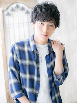 モッズヘアメン 札幌月寒店(mod's hair men) ≪mod's men≫セミウエット束感こなれニュアンスマッシュa