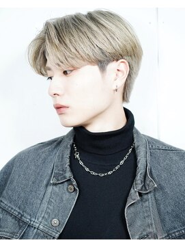 リップスヘアー 銀座(LIPPS hair) ブロンドセンターパート