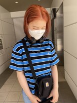 ヌープヘアーアイス(NUUP.hair ici)&nbsp;1 bleachで出来るorange color