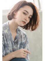 フレームプラス 御堂筋難波店(FRAME +)&nbsp;【FRAME  御堂筋難波】抜け感ゆるボブ