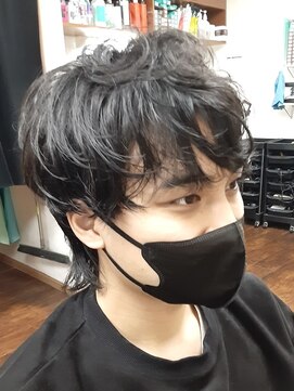 コダマ 新大塚店(KODAMA) マッシュウルフツーブロックスタイル（コンマヘア）〔新大塚〕