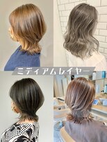 アース 東戸塚店(HAIR & MAKE EARTH) 韓国ミディアムレイヤー大人かわいい20代30代40代２WAYバング