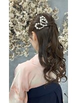 フォトリンクキポ 日本橋(Photo link ki.po)&nbsp;ハーフアップ☆スタイル