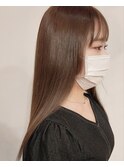 髪質改善カラー/オリーブベージュ/アルカリ酸熱トリートメント