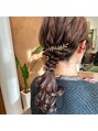 フーコー 一枝店(fuhcoh)&nbsp;トレンド感あるヘアセットもお任せ下さい♪結婚式や、二次会にも