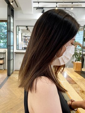 ファイブシーン アオヤマ(5SCENE AOYAMA) 韓国ヘアくびれヘアヨシンモリ顔周りレイヤー20代30代40代