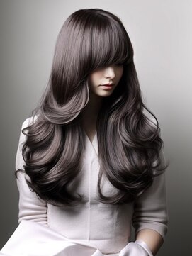 アルトリスト(Altruist Aging×HAIR&SPA) ★ダークアッシュ大人ガーリーボブ着物ミディアムレイヤーカット