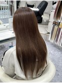 *エクステでロングヘア*