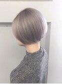 【marfe】丸みショート_ホワイトブロンド_ボブ