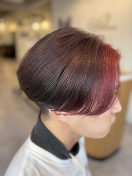 シアン 橋本店(Shian) チョコレートブラウン×チェリーブラウン