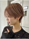 30代40代大人女性/前髪ありショートボブ/ショートヘア/髪質改善