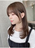 韓国柏顔周り美髪縮毛矯正髪質改善レイヤー韓国ボブくびれ