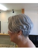 グレイヘアカットスタイル
