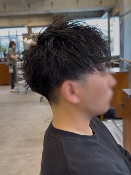 タメ(tame-) スペインカール/ブルーブラック/フェザーパーマ[メンズ/都賀]