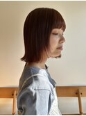 切りっぱなしボブ