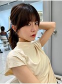 レイヤー/ネビージュ/韓国ヘア/イメチェン/縮毛矯正/中野/