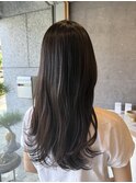 地毛風カラー×セミロング