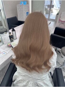 ミニョン(mignon) 韓国/ダブルカラー/ブリーチ/ピンク/学割U24/新越谷/南越谷/草加