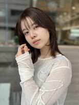 シュク 高円寺(SYUK)&nbsp;フェイスレイヤー/髪質改善/グレージュ/SYUK高円寺【青木】