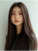 【髪質改善】朝が楽ちん♪美髪矯正×うる艶ケアTR/白髪ぼかし