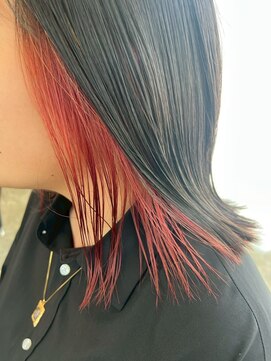 ブリーチインナーカラー+フルカラー+カット