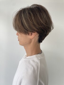 ヘアデザイン アンジェロ(Hair Design Angelo) ハンサムショート/ハイライト/20代／30代/40代