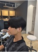 MEN’S HAIR/サーフカール/刈り上げセンターパート/船橋