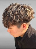 縦落ちツイストスパイラルメンズパーマバロックパーマ別府