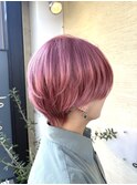 【ハイトーンカラー】ピンクカシスカラー