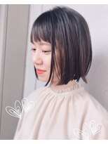 プラスワン 自由が丘(+ONE)&nbsp;【＋ONE 自由が丘】切りっぱなしボブ