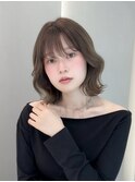 ◯ オリーブグレー/韓国/レイヤーカット/髪質改善/縮毛矯正/札幌