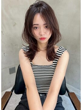 エイミー(Aimee) Aimee 町田　レイヤーカット×ココアブラウン