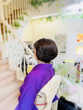 美容室 ティンカーベル 着付け