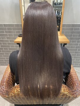 【髪質改善】ナチュラルコスメストレート30代