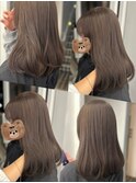 透明感カラー◇オリーブグレージュ