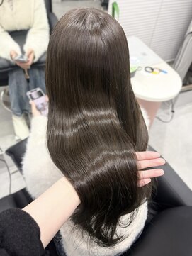 ジエクト カナウ(The Ect canow) オリーブグレージュ／ロングレイヤー／オリーブブラウン