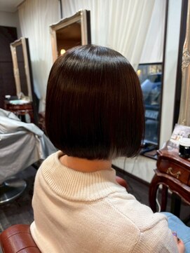 クロエ バイ ラヴィズム 新潟ビルボードプレイス2店(CLOE by LUVISM) ワンレンボブ＆インナーブロンドベージュ