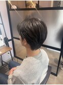 韓国風毛流れカット