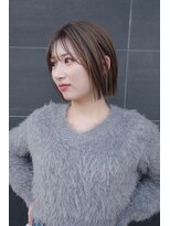 モネ 栄 久屋大通店(monet)&nbsp;切りっぱなしボブダブルカラーインナーカラーケアブリーチ